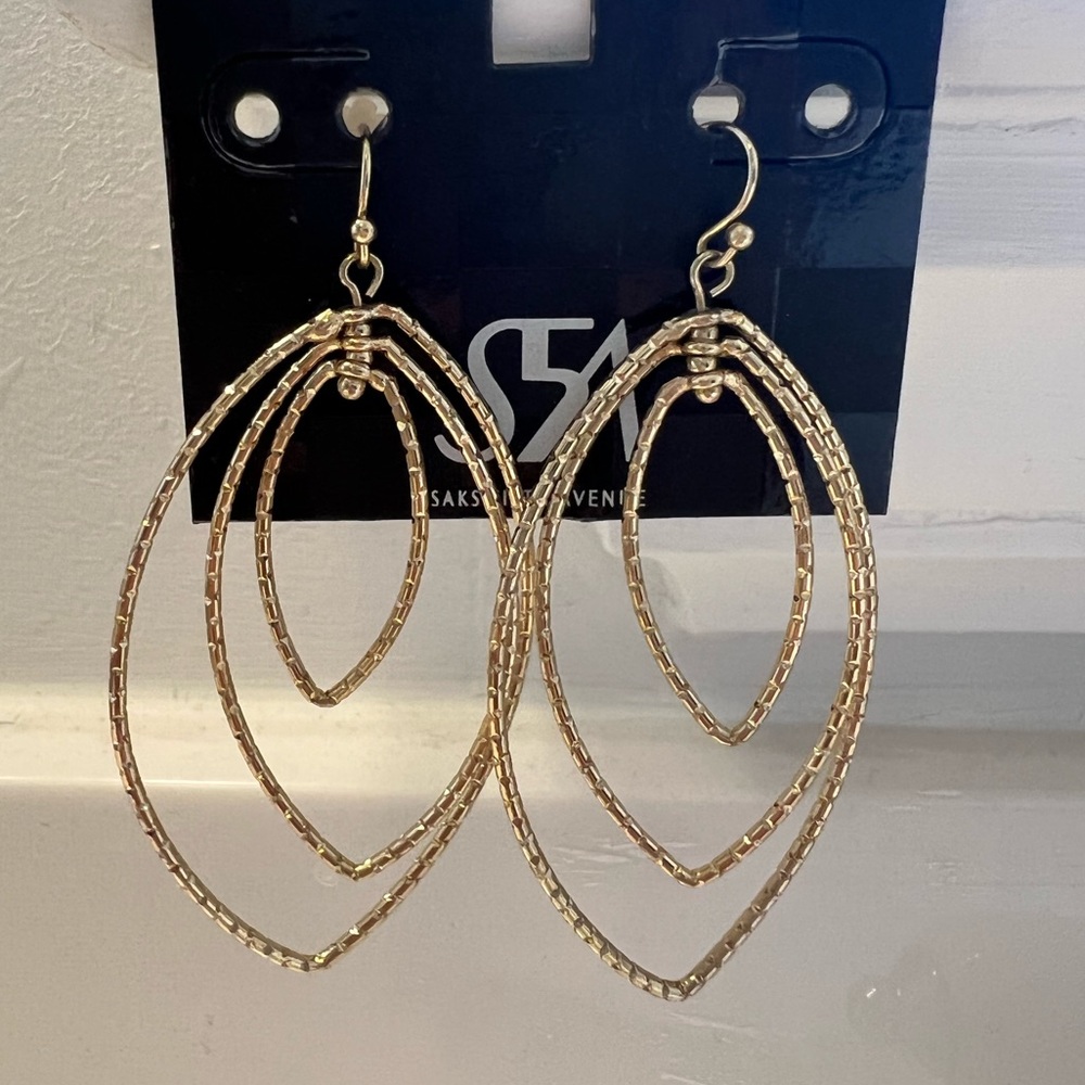 Gold Statement Earrings